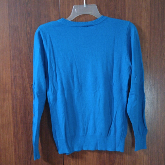 Worthington blue lightweight sweater size PM - Picture 3 of 5